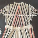 Women’s Long Sleeve Printed Casual Maxi Dress with Pleated Skirt Size M Size M Photo 11