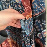 Farm Rio  For Anthropologie Womens Long Sleeve Crochet Maxi Dress Size Large Photo 6