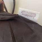 Longaberger Homestead Brown Multi Colored Gingham Plaid Fall Small Tote Purse Photo 7