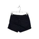 KanCan USA KanCan Black High Rise Distressed Cuffed Shorts Photo 4