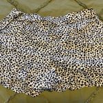 Aerie White Leopard Print Women's Shorts Photo 0