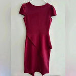 Boohoo Night Laura Wrap Skirt Bodycon Dress, Berry, Size 6 Photo 9