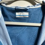 Columbia  Blue and White Utility Jacket Lightweight Sporty Design Photo 2