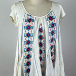 Anthropologie Akemi + Kin Embroidered Noyo Blouse Photo 0