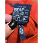 Ralph Lauren Sport Size Large V Neck Red Cotton Sweater Preppy Staple Designer Photo 8