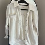 Madewell  Ivory Waffle Knit Top Photo 1