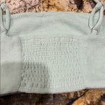 7 For All Mankind Light Green Terry Cloth Top Photo 5