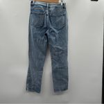 PacSun Mom High Rise Light Wash Distressed Straight Leg Cropped Jeans Size 25 Photo 3