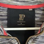 EP New York Longsleeve 1/4 Zip Pullover Golf Shirt Woman’s Size L Space Dye Black Size L Photo 8