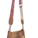 Simply Southern Blush Faux Leather Crossbody Bag Embroidered Strap Boho Chic Photo 11