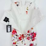 Black Halo NWT Eve Lena Sheath Midi Dress in Floral Fire Blossom Size 2 NEW Photo 9