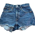 Levi's 501 Raw Hem Jean Shorts Women's Size 24 Photo 0