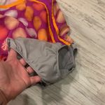 Nike DRI-FIT orange and purple athletic shirt with built in brief size L Photo 4