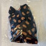 Anthropologie Mine Black Stroke Print Satin Top size L Photo 6