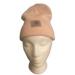 Carhartt  Knit Cuffed Craftsman Beanie Winter Hat Cap Workwear unisex pink NWT OS Photo 2