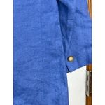 VINTAGE L L Bean Size 4 Light Blue 3 Button LINEN Blazer with Pockets Photo 2