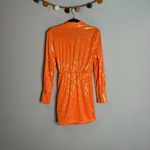 House of Harlow 1960 neon orange sequin dress Size XS Photo 5