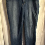 Eddie Bauer  Jeans Womens 16 Blue Slightly Curvy‎ Straight Leg Medium Wash Denim Photo 0