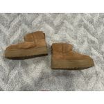 UGG  Classic Platform Mini Booties in Cognac Chestnut Sz 10 USED Photo 4