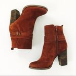 Lucky Brand Latonya Belted Bootie in Russet Nubuck | Size 7.5 Photo 8