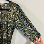 Tibi New York Women's Multicolor Floral Silk Quarter Sleeve Romper Photo 6