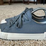 Taos One Vision Sneakers Women's Size 8.5 Blue Canvas Lace Shoes Comfort Photo 2