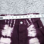 PacSun Eco Raspberry Tie Dye High Waisted Straight Leg Jeans Size 22 Purple Crop Photo 7