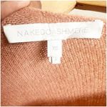 Naked Cashmere Women’s Size XS Brown Scoop Neck Sweater Long Sleeve Preppy Photo 7