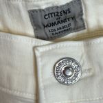Citizens of Humanity NWT Citizens CARA high rise cigarette light cream sculpt pants size 31 Photo 4