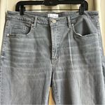 Loft Curvy Skinny Crop grey jeans Photo 5