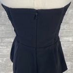 Amanda Uprichard Betty Bustier Top in Black Photo 5