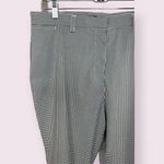 Bill Blass  Jeans  Black White Gingham Ankle Pants Rolled Hem Size 14 Stretch NWT Photo 8