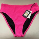 DKNY NWT  Swimsuit Bottoms Size M Pink Color Photo 0