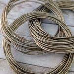 Vintage Bracelet Antique Gold Tone/Brass Tone Interlocking Statement Photo 10