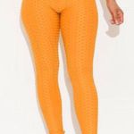 NWT Anti Cellulite Textured leggings Yellow Size XL Photo 0