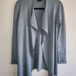 Eileen Fisher OPEN FRONT SHAPED JACKET XS BLUESTEEL $328 Photo 1