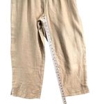J Jill Pants Womens M Golden Brown Linen Pull On Stretch Lagenlook Soft Girl Size M Photo 6