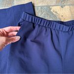 Allison Daley  Navy Straight Leg Pull On Pants Women's Size 12 Photo 1
