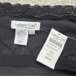 Coldwater Creek NWT  Women’s Black Velvet Lace Cami Tank Top Bra Liner Goth 1X Photo 7