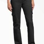 Dickies NWT  Women's Stretch Cargo Pants Black Relaxed Fit Straight Leg Sz 16R Photo 0