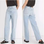 Madewell NEW  Baggy Straight‎ Jeans in Berteau Wash, 33 Photo 1