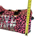 Victoria's Secret  Love Pink Leopard Rolling Duffle Bag Suitcase Y2K Travel Bag Photo 13