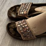 Donald J Pliner Fifi Brown Velvet Bedazzled Platform Slide Women’s Size 9.5 Photo 6