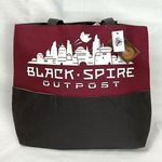Disney Star Wars Galaxy’s Edge Tote Bag Black Spire Outpost Canvas NWT Parks Photo 0