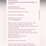 House Of CB House‎ of CB Cai Ecru Trousers cream tan NWOT size XL longer length Photo 10