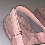Vionic NWOT  Tala Pink Snake Print Foam Velcro Slingback T Sandals 8 Sporty Photo 11