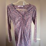 Lisa Says Gah NWOT  Space Dye Long Sleeve Mini Dress 90s Inspired - M Photo 1