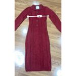 Markarian Burgundy Poesie Hearts Silk Mohair Photo 7