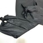 7 For All Mankind Bow Tie Balloon Cropped Pants Black High Waist 30 Photo 4