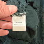 Anthropologie  Deletta brand Off Shoulder Green Lace Top - size Medium Photo 11